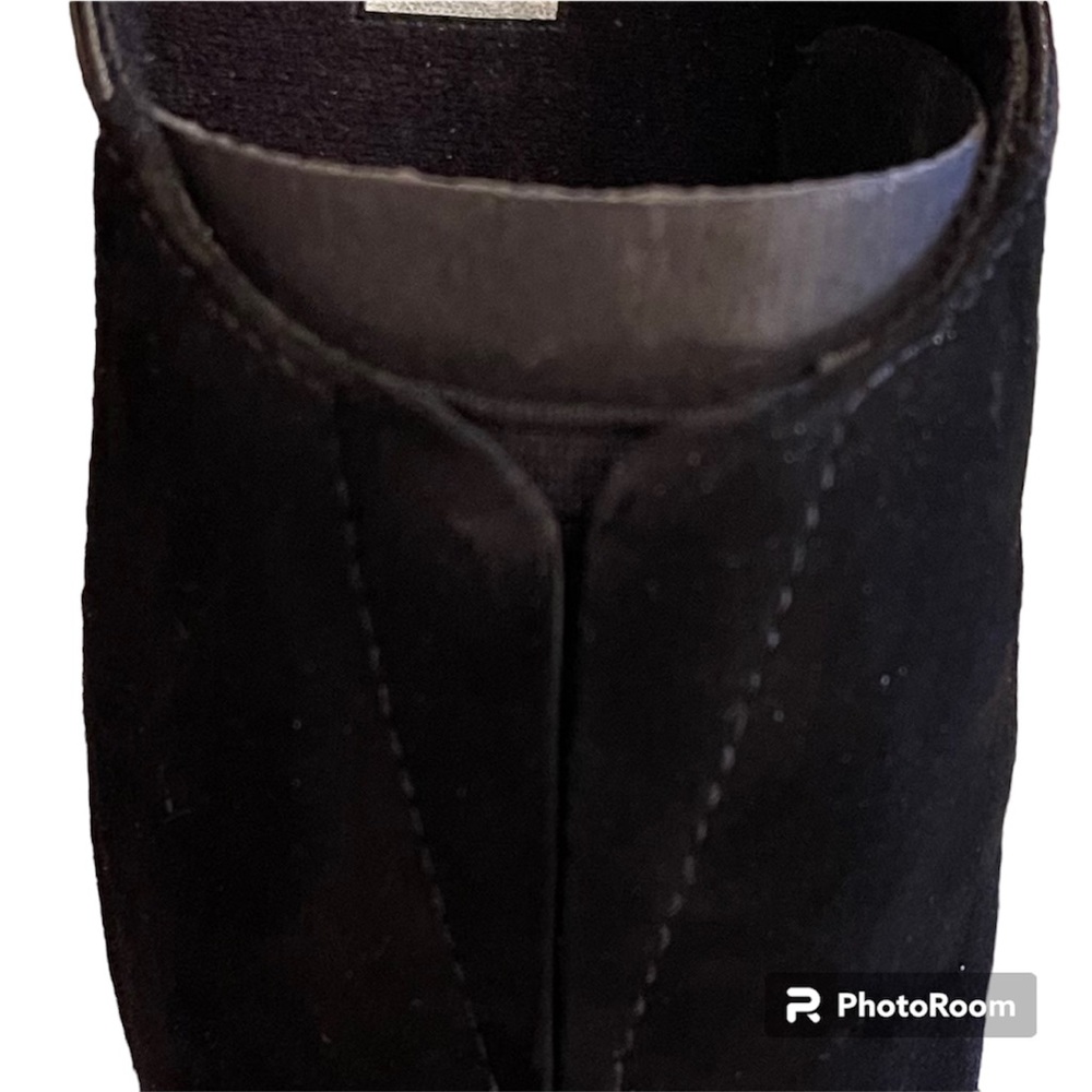 New Munro Solano Black Kid / Suede Upper Comfortable Dress Shoes Women’s Size 7W - Picture 14 of 15
